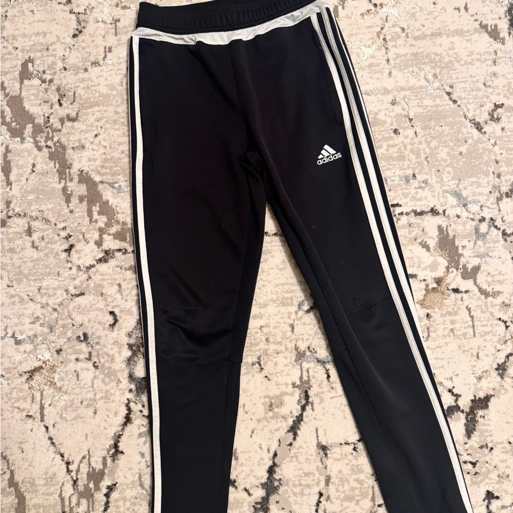 Adidas Climacool Boys Black Track Pants- Medium